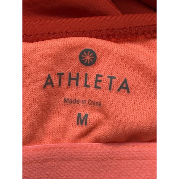 Athleta Orange Halter Swimsuit Tankini Top - Women's Size M - Picture 4 of 7